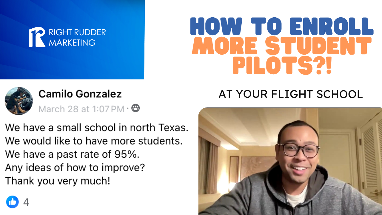 How to Enroll more Student Pilots At My Flight School